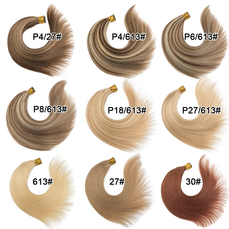 Straight ITip Human Hair Extension