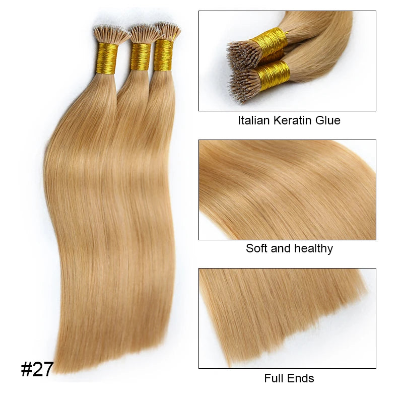 Nanoring 100% Real Human Hair Extension