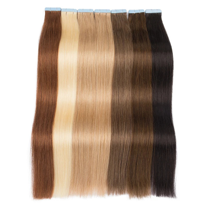 Straight Tape in Human Hair Extension