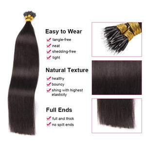 Nano Rings 100% Natural Human Hair Extension
