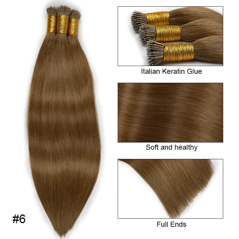 Nanoring 100% Real Human Hair Extension