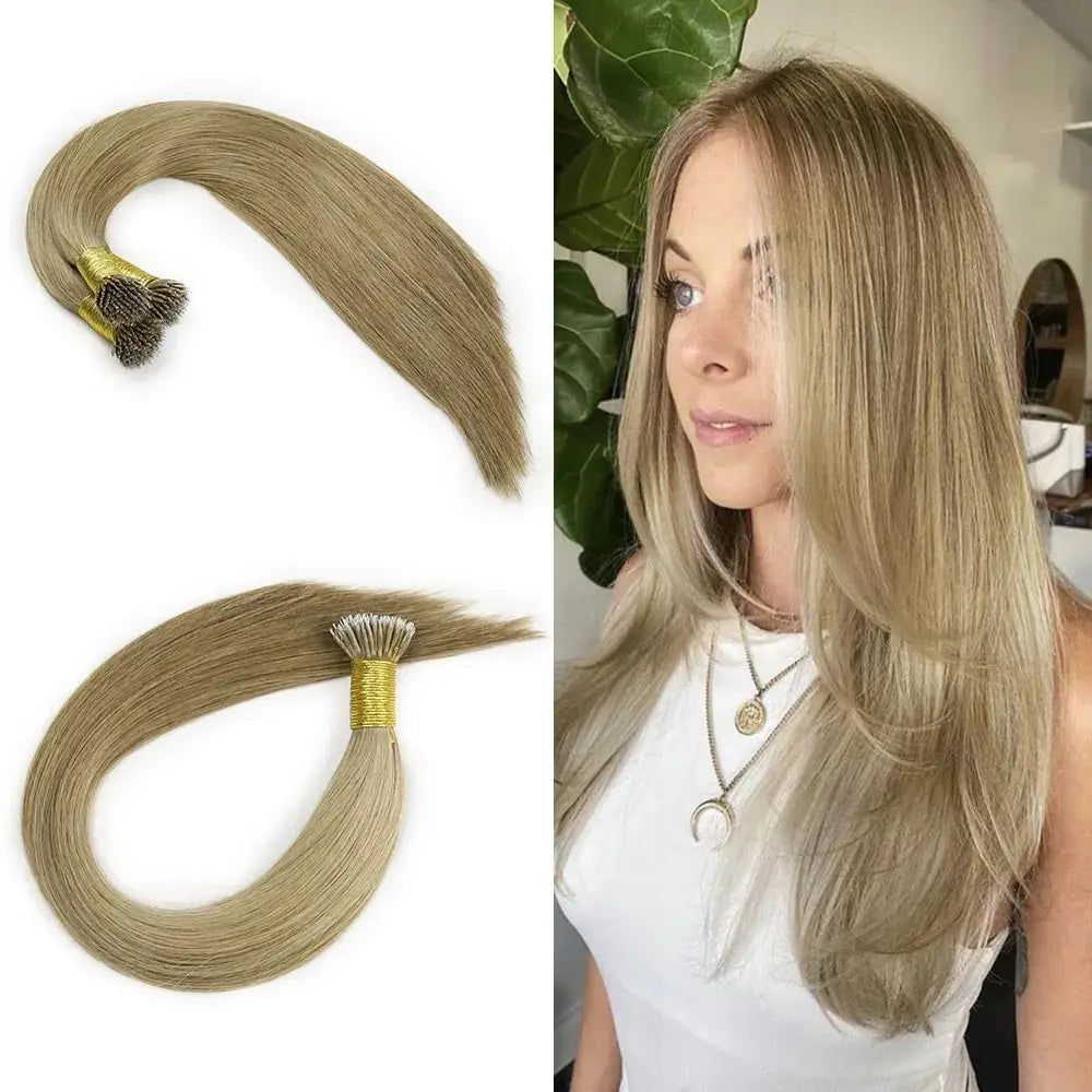 Straight Nano Ring Human Hair Extension
