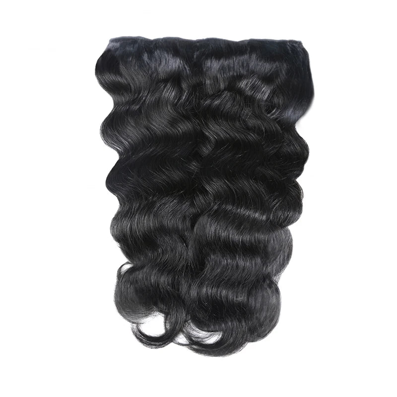 Body Wave Clip in Hair Extension Human