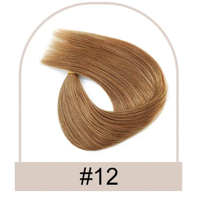 Straight 6D Human Hair Extension