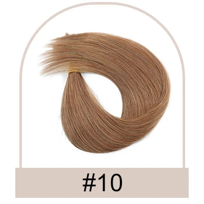 Straight 6D Human Hair Extension