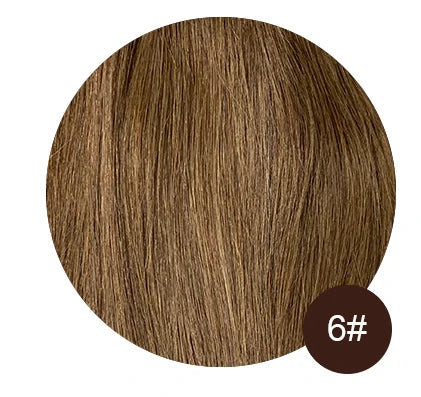 Straight Natural 6D Human Hair Extension