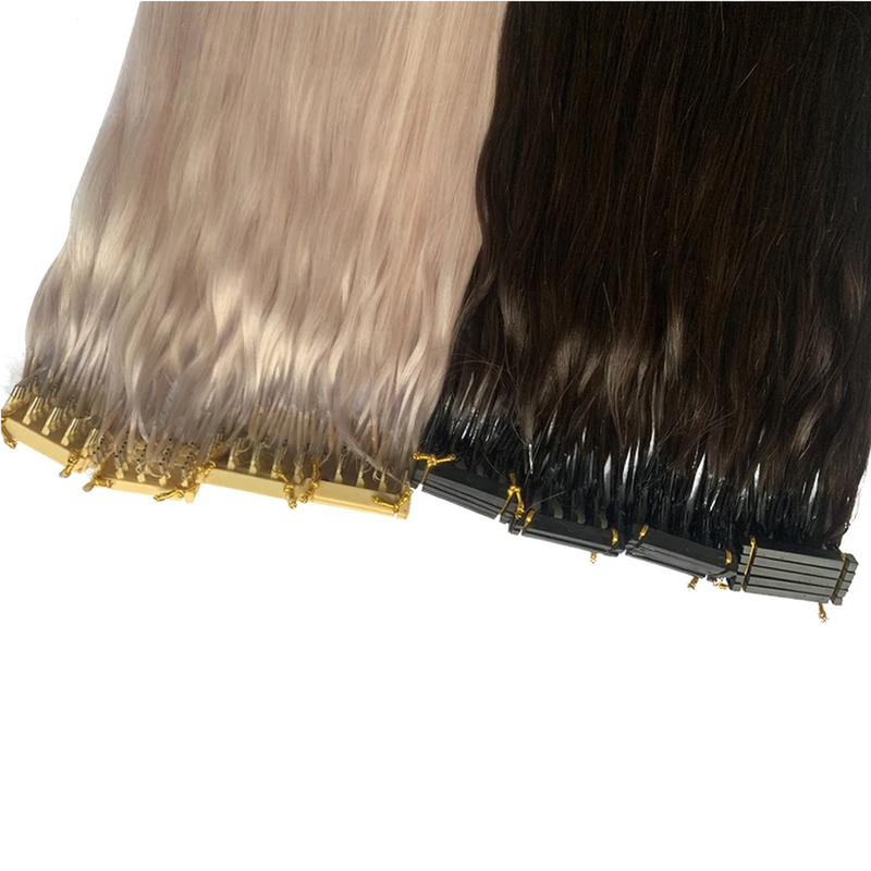 Straight Natural 6D Human Hair Extension