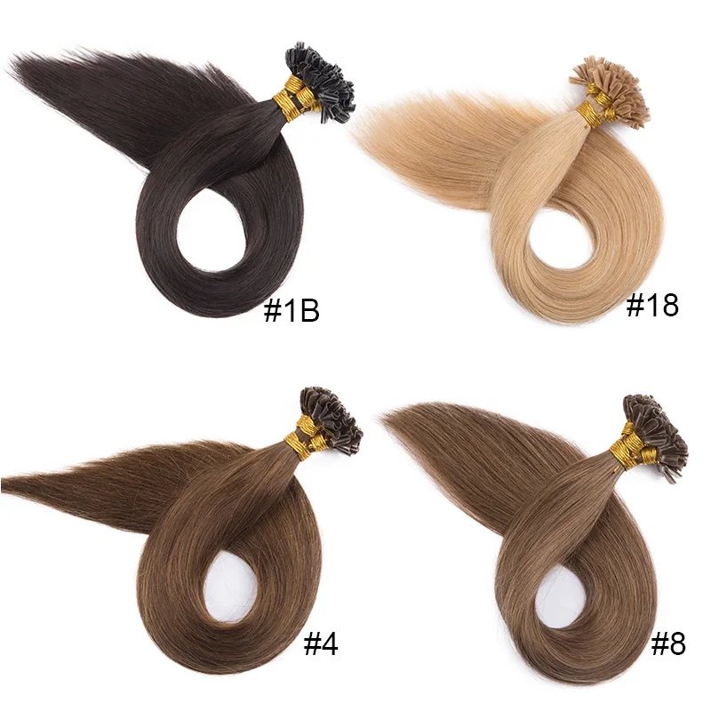 Human Fusion Hair Extensions U Tip
