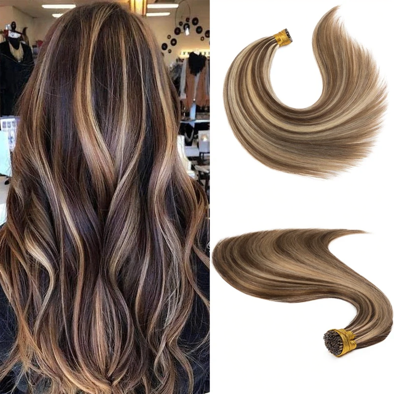 Straight ITip Human Hair Extension