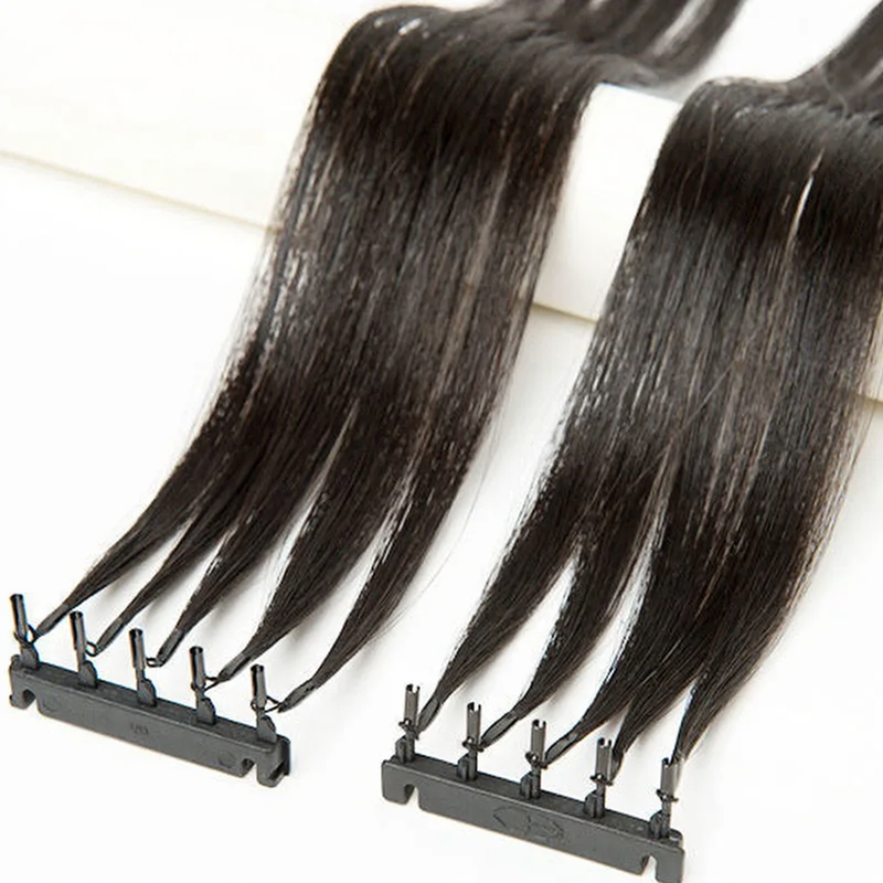 Straight 6D Human Hair Extension