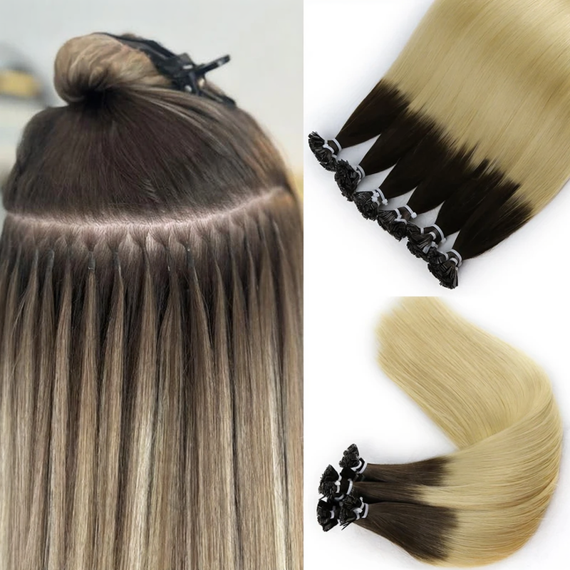 Flat Tip Natural Human Remy Hair Extension