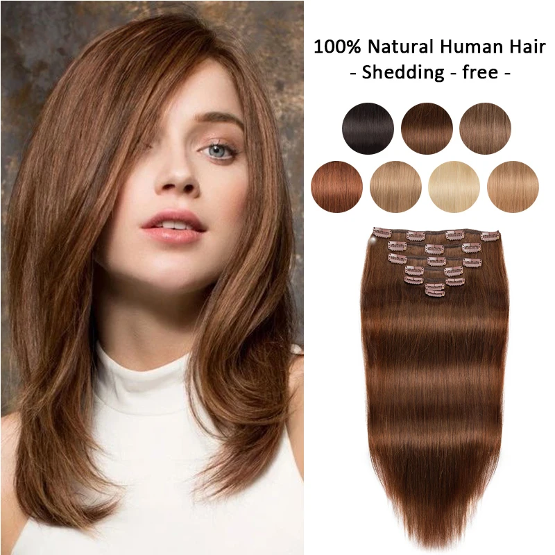 Straight Clip in Hair Extensions