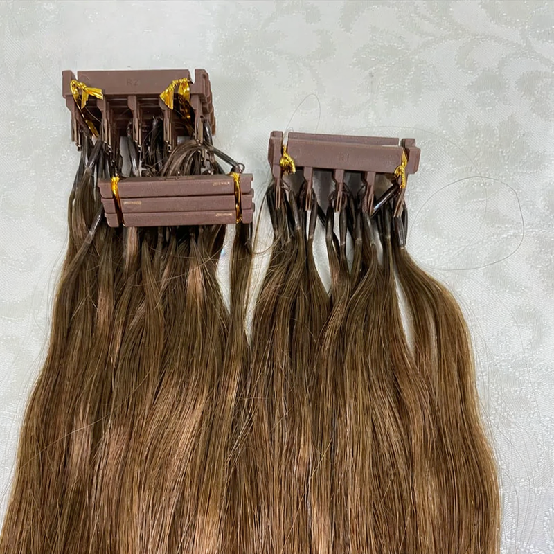 Straight Natural 6D Human Hair Extension